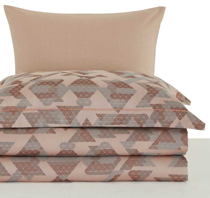 Постельное белье Arya Majestik бамбук "Mike", 2-х спальное (евро), коричневый