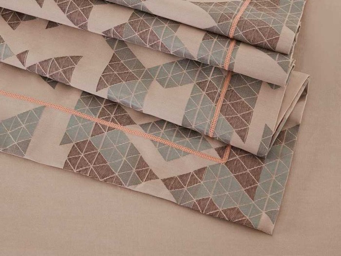 Постельное белье Arya Majestik бамбук "Mike", 2-х спальное (евро), коричневый