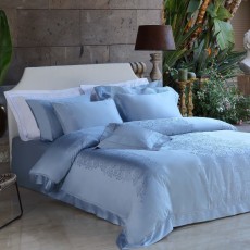 Постельное белье VALERON JAKAR "RAVELLO", king-size, синий