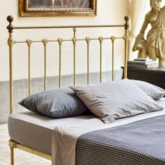 Простыня Hamam на резинке "Percale", 160x200+45 см, серый