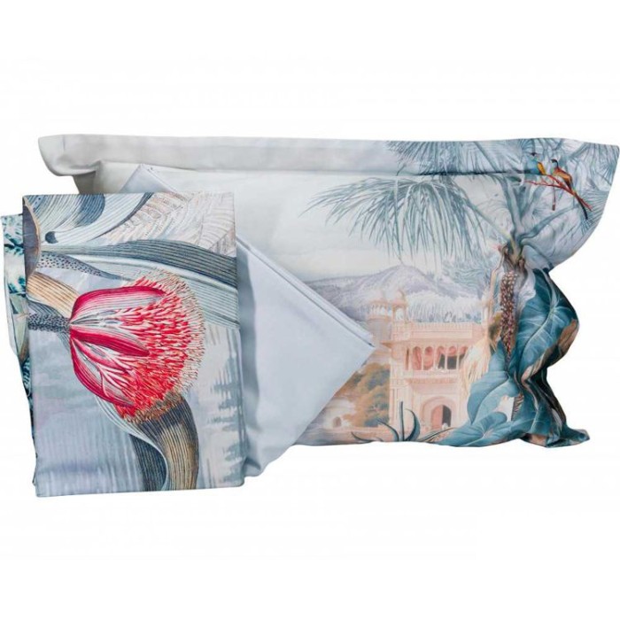 Постельное белье Tivolyo Deluxe "Matilda", 2-х спальное (евро), голубой