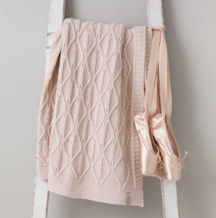 Плед Luxberry "Lux 46", 100x150 см, пудра