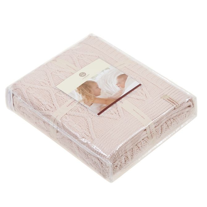 Плед Luxberry "Lux 46", 100x150 см, пудра