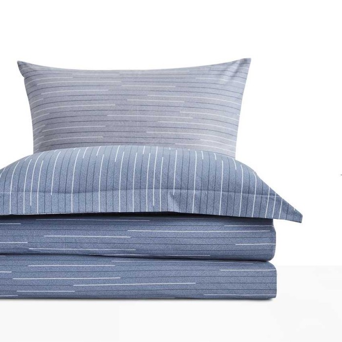 Постельное белье Arya Alamode "Brunelle", семейное, синий