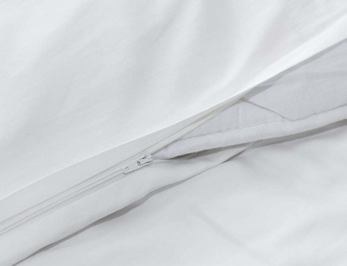 Постельное белье DecoFlux "Aster Blanc", 2-х спальное (евро), белый