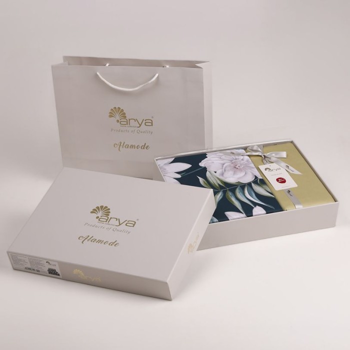 Постельное белье Arya Alamode "Miri", 1,5 спальное, синий