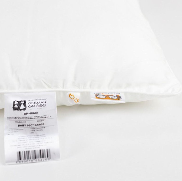 Подушка Prinz and Prinzessin "Baby 95°C Grass", 40x60 см, мягкая