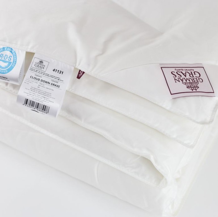 Одеяло German Grass пуховое "Cloud Down", 200x220 см, всесезонное "light"