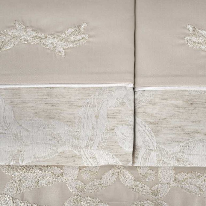 Постельное белье Tivolyo лён "Melbury", 2-х спальное (евро), бежевый