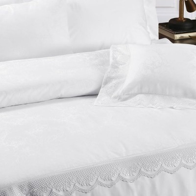 Постельное белье Valeron Jakar &quot;Louise&quot;, king-size, белый