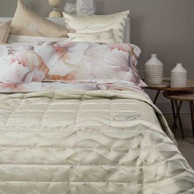 Покрывало Blumarine &quot;Jasmine&quot;, 270x270 см, бежевый