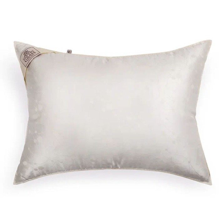 Подушка  German Grass  пух гаги "Exclusive Silk", 50x70 см, средняя