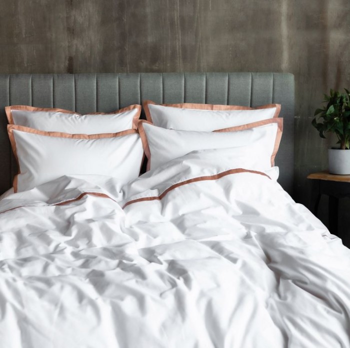 Пододеяльник German Grass "Vienna Rose", 150x200 см, белый