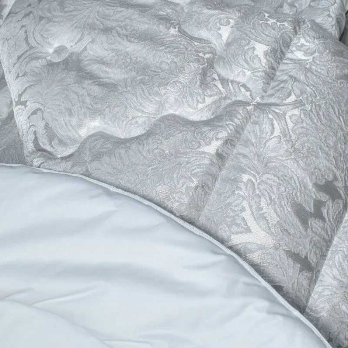 Покрывало BLUMARINE кристаллы "Petra", 270x270 см, жемчужный