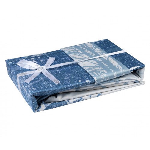 Постельное белье Hobby "Alandra", семейное, голубой