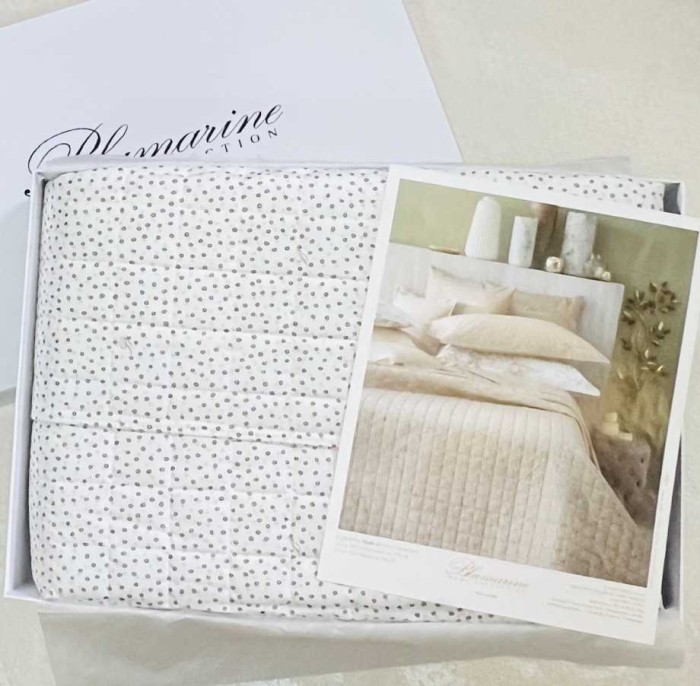 Покрывало Blumarine "Malu", 180x270 см, белый