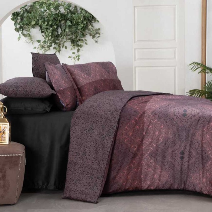 Постельное белье Sarev "Brezno", семейное, красный