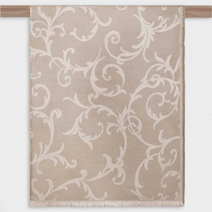 Плед Arya акрил "Sanita", 130x170 см, бежевый