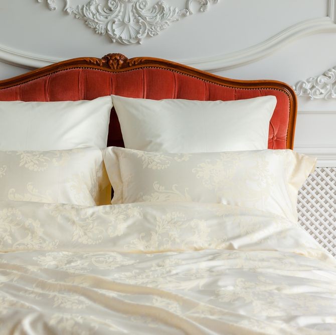 Постельное белье German Grass "Golden Palette Grass", 2-х спальное (евро), золотистый