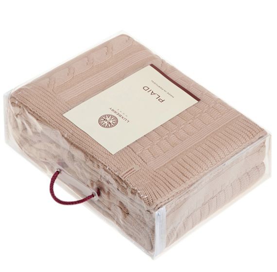 Наволочка Luxberry декоративная "Lux 233", 40x40 см, капучино