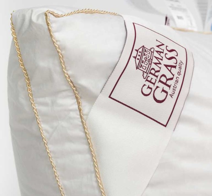 Подушка German Grass пуховая "Queen Down", 60x80 см, средняя