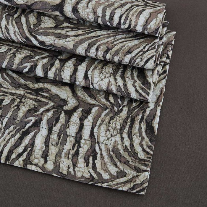 Постельное белье Arya Alamode "Exotic", 2-х спальное (евро), коричневый