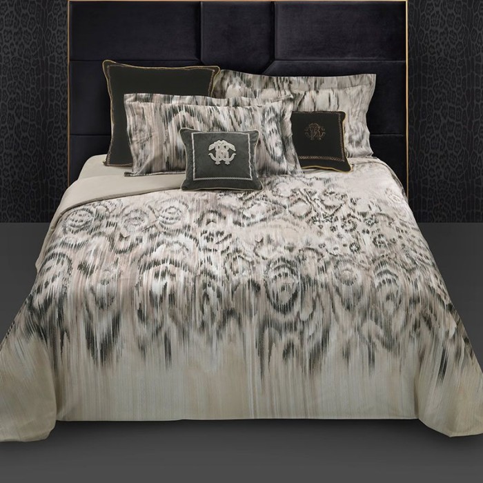 Постельное белье Roberto Cavalli "Jaguar Painting", 2-х спальное (евро), бежевый