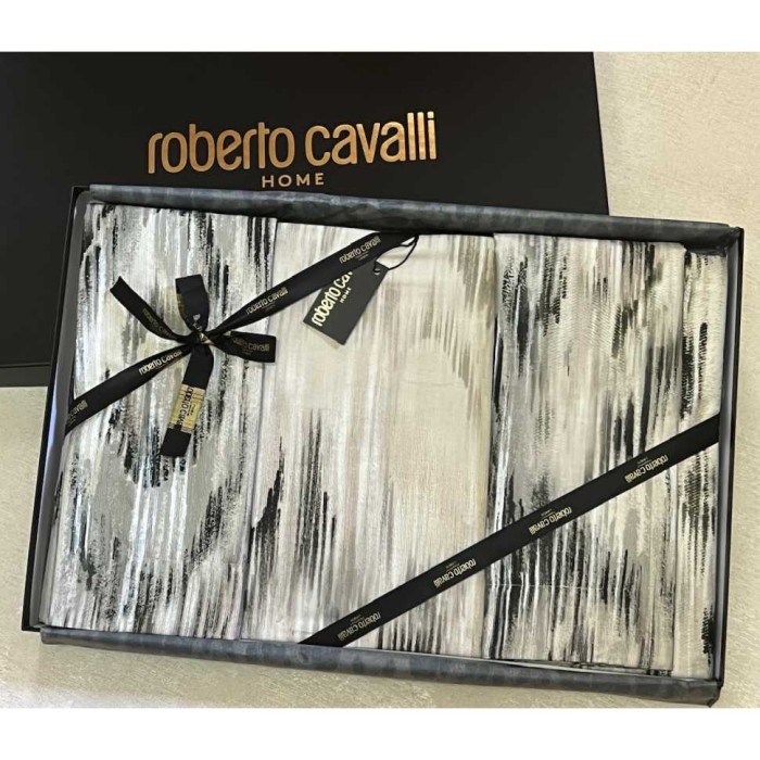 Постельное белье Roberto Cavalli "Jaguar Painting", 2-х спальное (евро), бежевый