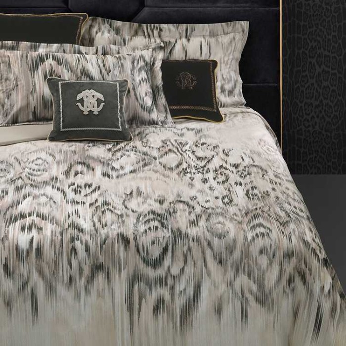 Постельное белье Roberto Cavalli "Jaguar Painting", 2-х спальное (евро), бежевый