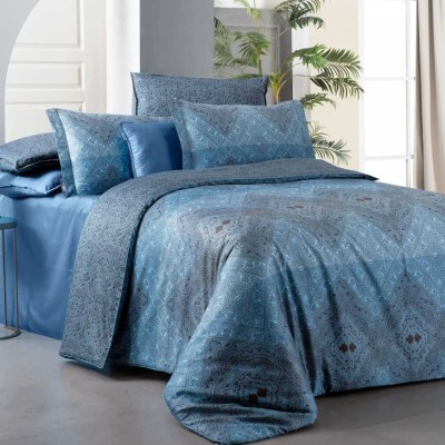 Постельное белье Sarev "Brezno", семейное, синий