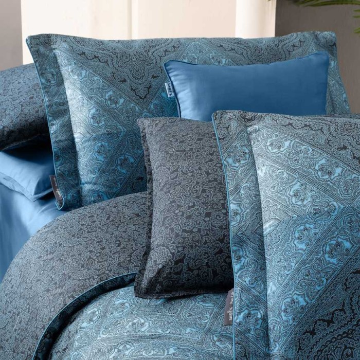 Постельное белье Sarev "Brezno", семейное, синий