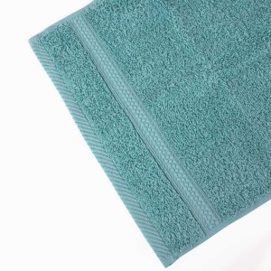 Полотенце Arya однотонное "Miranda Soft", 30x50 см, аква