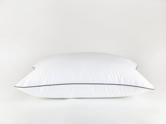 Наволочка German Grass "Innsbruck Gray", 70x70 см, 2 шт, белый