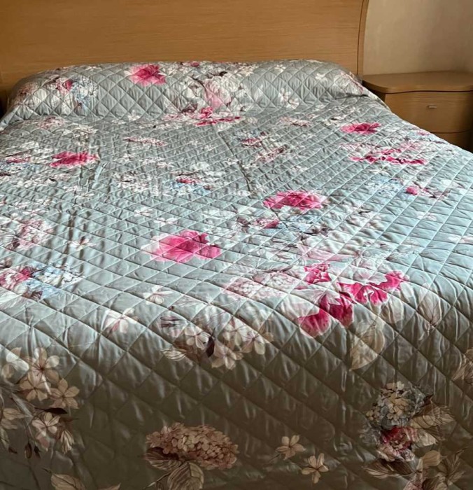 Покрывало SVAD DONDI "Alysee", 270x270 см, голубой