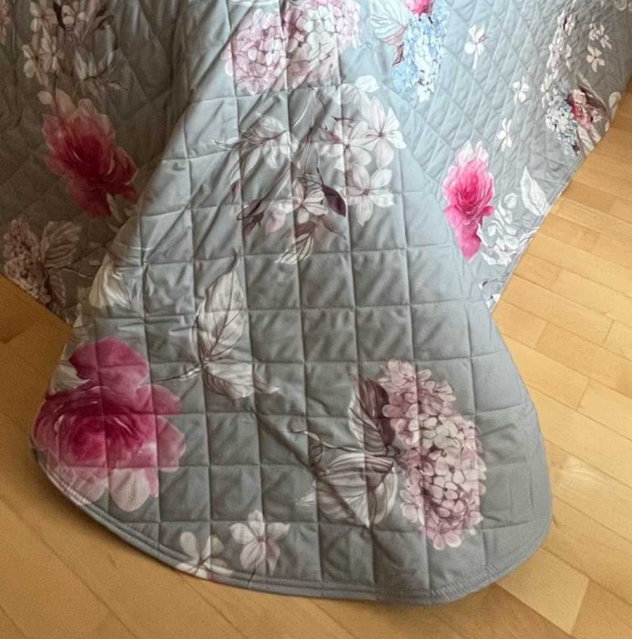 Покрывало SVAD DONDI "Alysee", 270x270 см, голубой