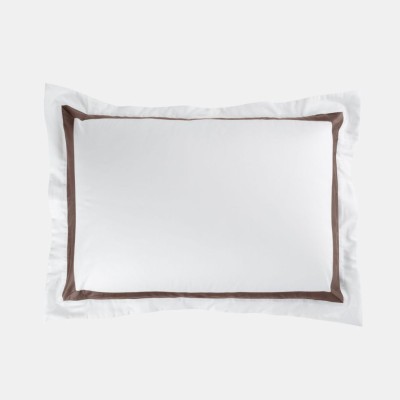 Наволочка  German Grass широкая отделка &quot;Alpine Brownie Allure&quot;, 50x70 см, 2 шт, белый
