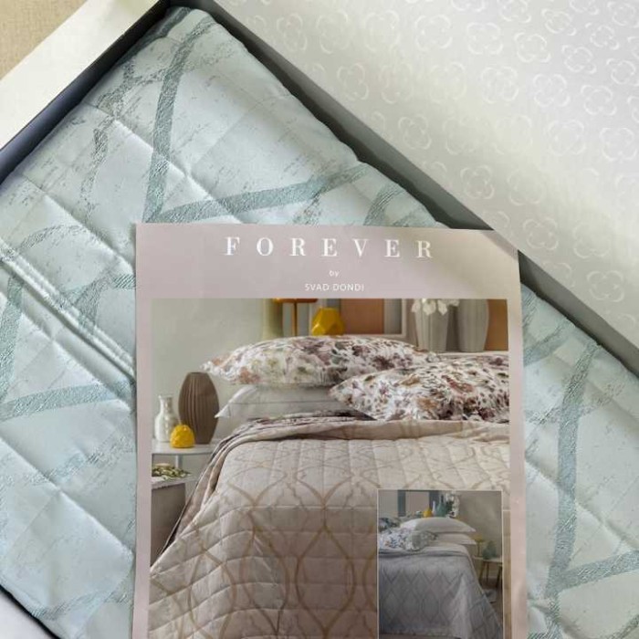 Покрывало Svad Dondi "Ines", 270x270 см, голубой