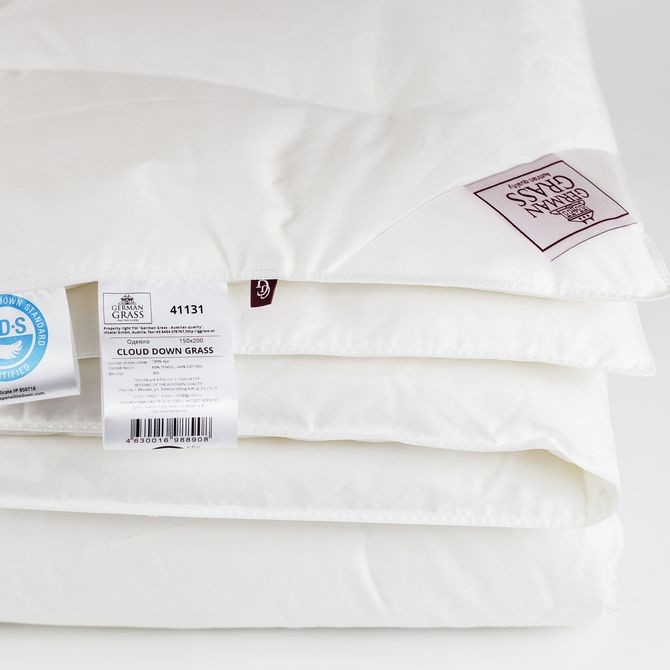 Одеяло German Grass пуховое "Cloud Down", 150x200 см, всесезонное