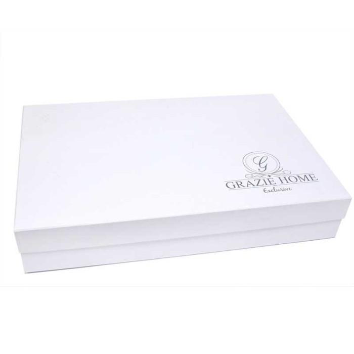 Постельное белье Grazie Deluxe "Irinova", 2-х спальное (евро), бордовый