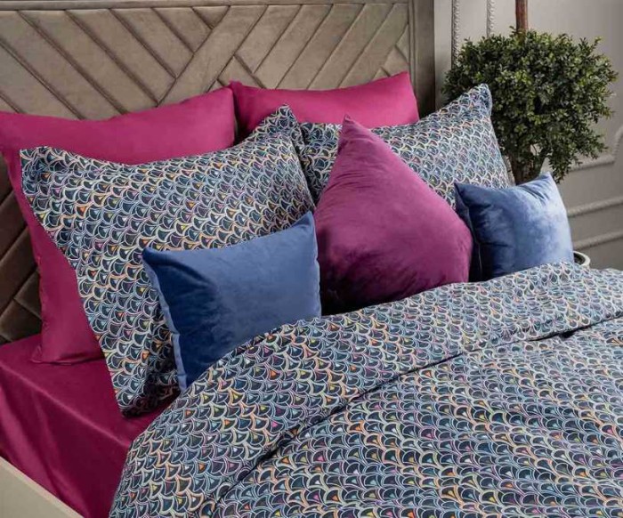 Постельное белье Arya Alamode "Luis", 2-х спальное (евро), фиолетовый