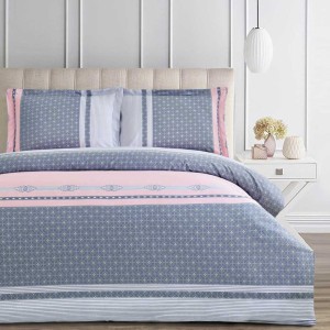 Постельное белье Arya Simple Living "Elodie", 2-х спальное (евро), серый