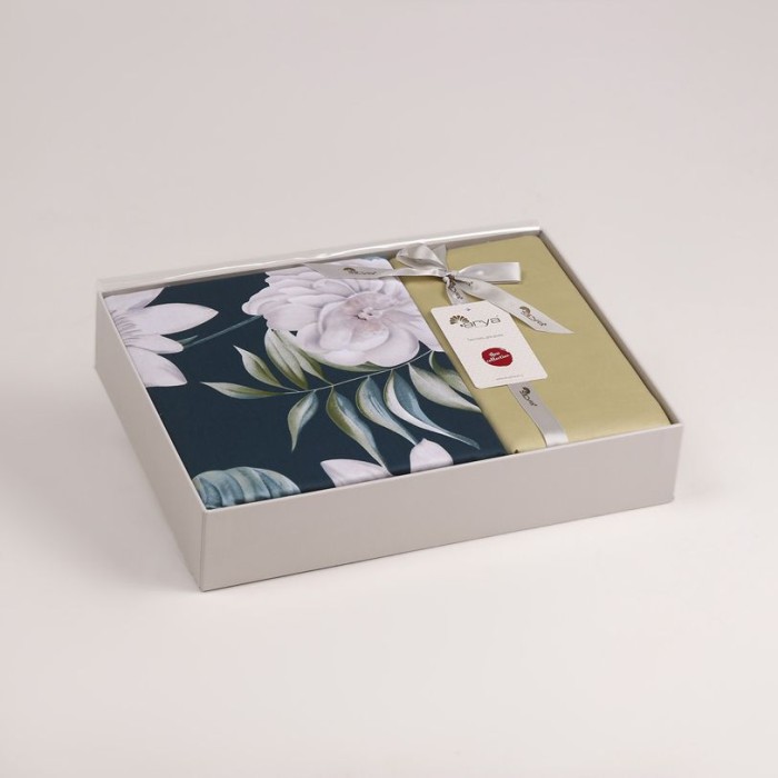 Постельное белье Arya Alamode "Miri", 2-х спальное (евро), синий