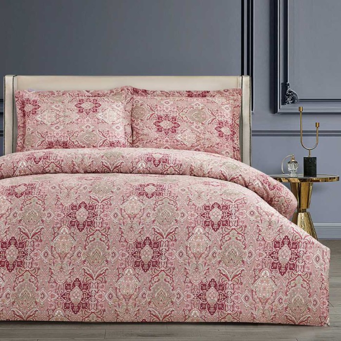 Постельное белье Arya Simple Living "Lily", 2-х спальное (евро), розовый