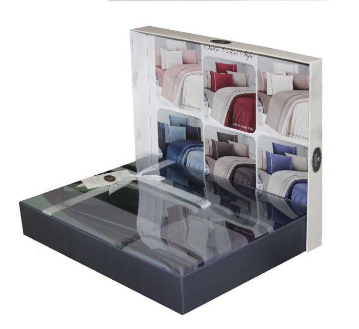 Постельное белье Do&Co Delux "Hayal", 1,5 спальное, белый