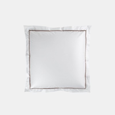 Наволочка  German Grass узкая отделка &quot;Alpine Brownie Allure&quot;, 70x70 см, 2 шт, белый