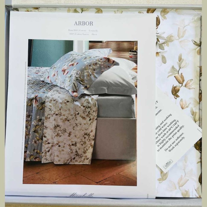 Постельное белье Mirabello "Arbor", 2-х спальное (евро), бежевый