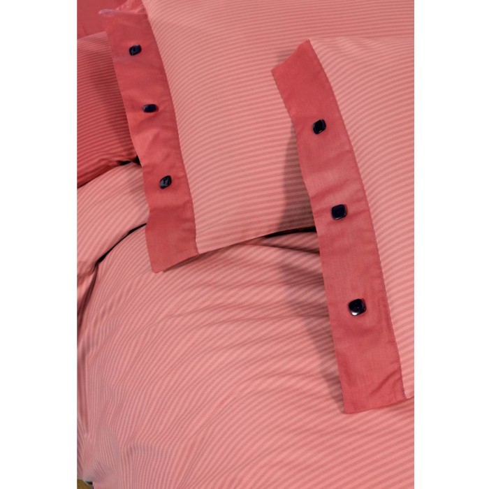 Постельное белье Sarev страйп "New Fancy", 2-х спальное (евро), красный