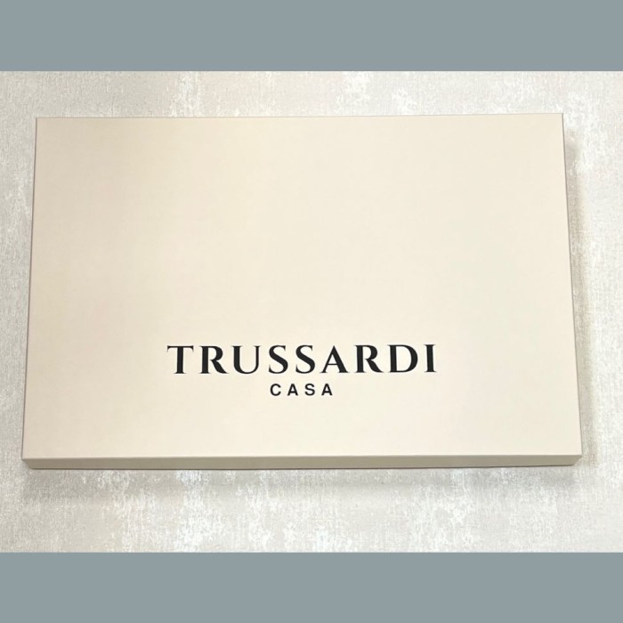 Постельное белье Trussardi "Bloom", 2-х спальное (евро), голубой