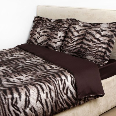 Постельное белье Roberto Cavalli &quot;Tigre 1&quot;, семейное, коричневый