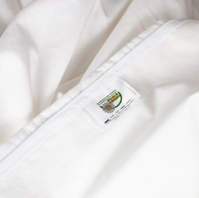 Постельное белье German Grass "Innsbruck Pearl", 2-х спальное, белый, светлый кант